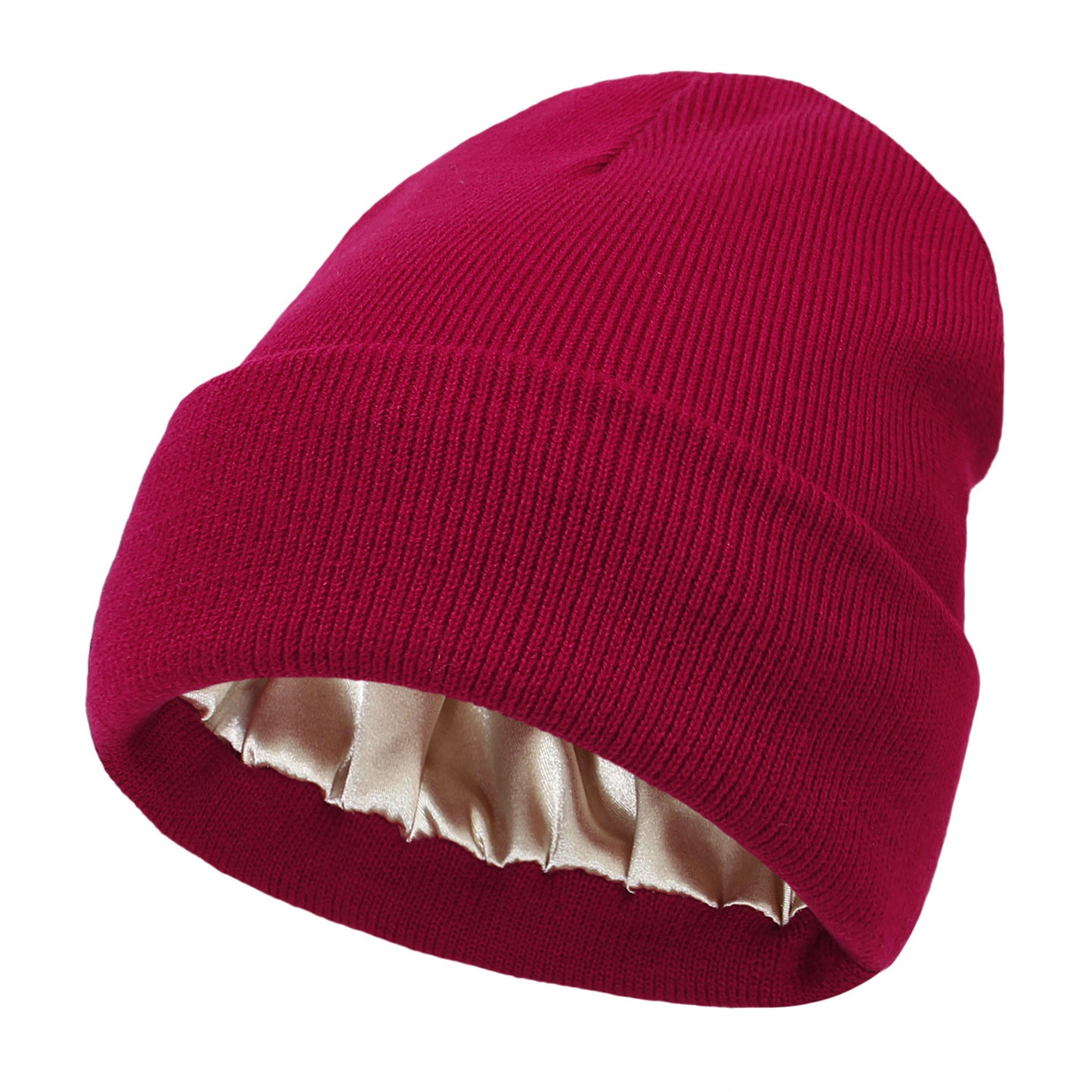 SilkyWarm™ Anti-Frizz Satin-Lined Wool Beanie