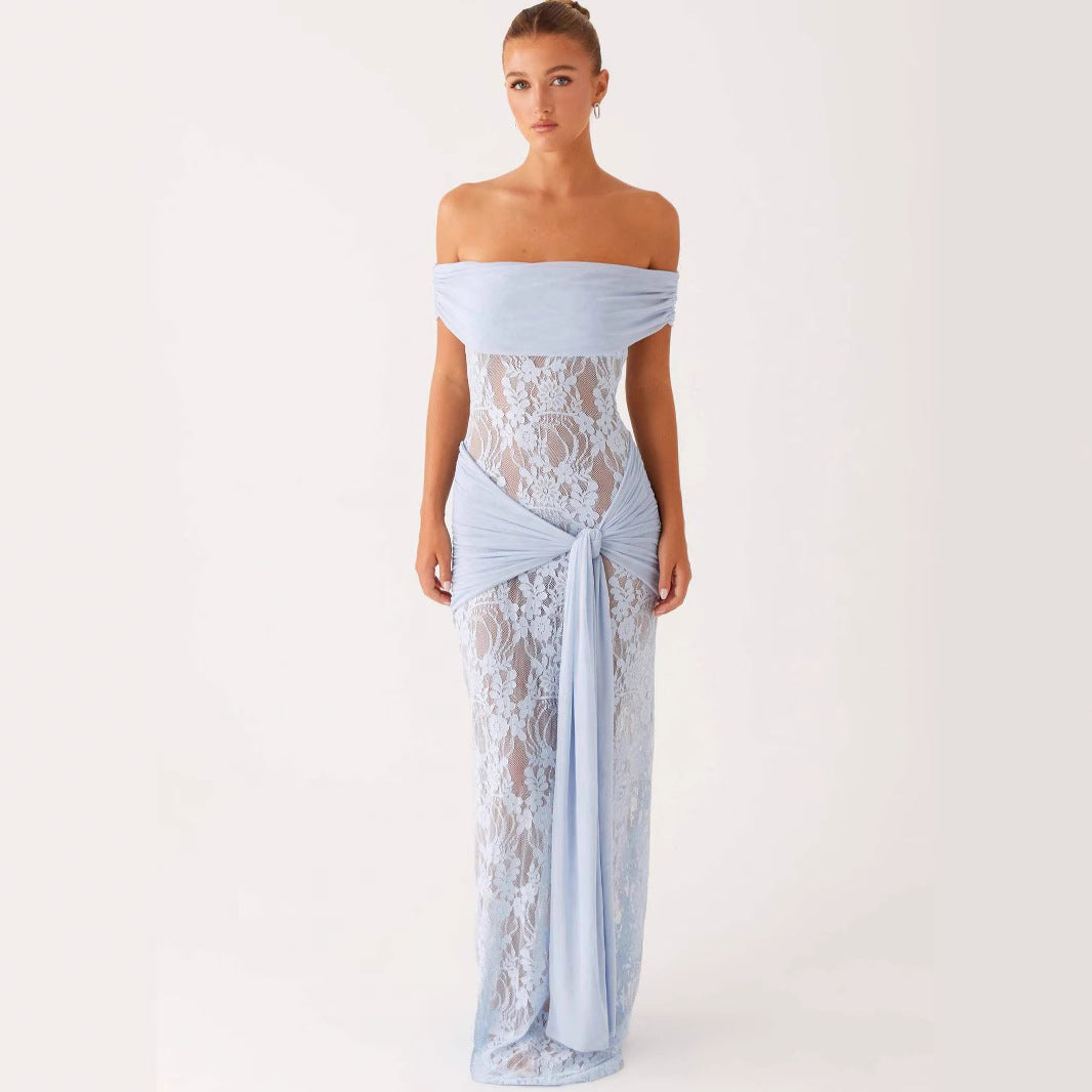 Celeste Lace Cutout Gown ✨