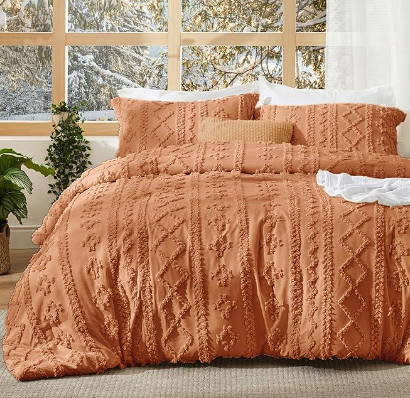 LuxeHaven Tufted Quilt Boho Set