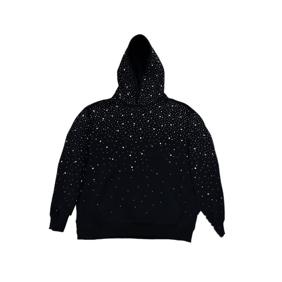 Sweat à capuche en strass Midnight Spark