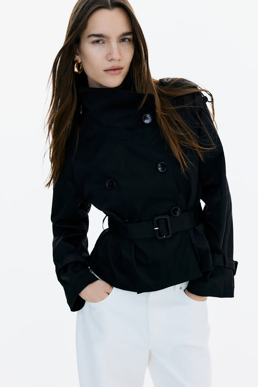 BelleTrench™ Stand Collar Coat