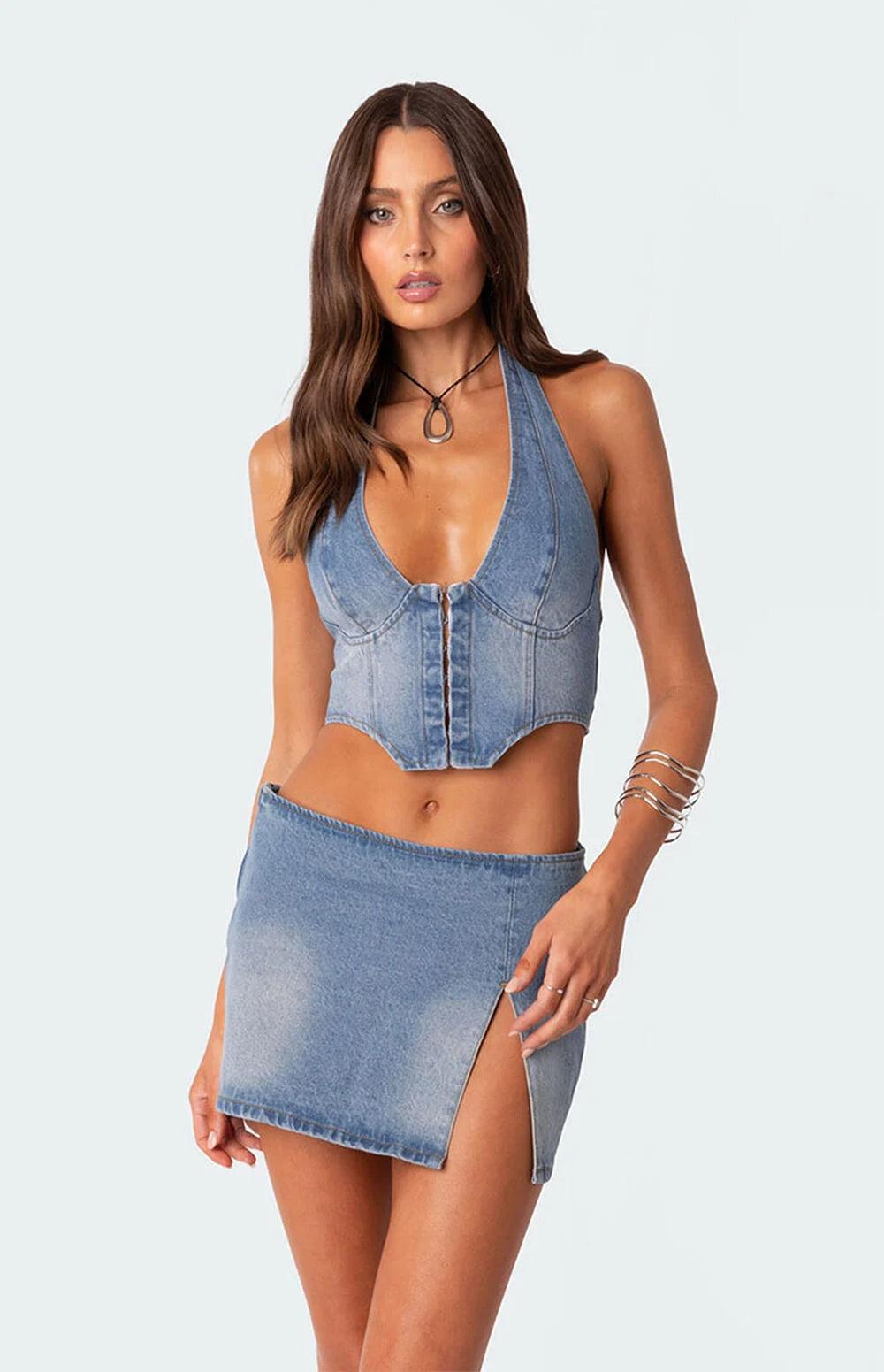 Rodeo Crush Halter Corset Top