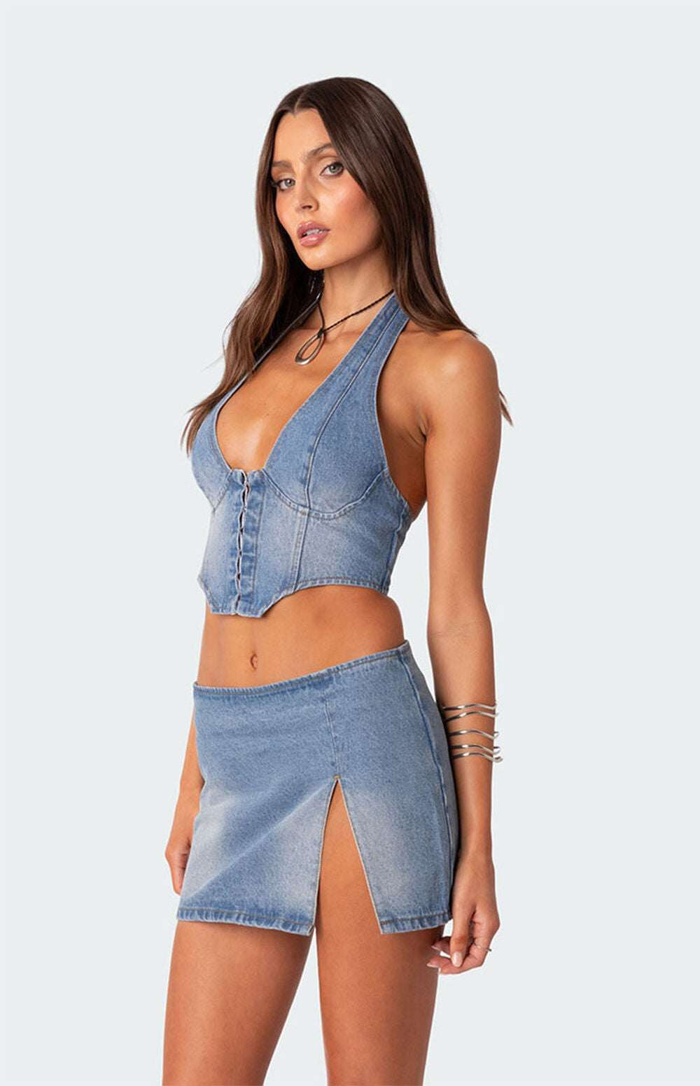Rodeo Crush Halter Corset Top