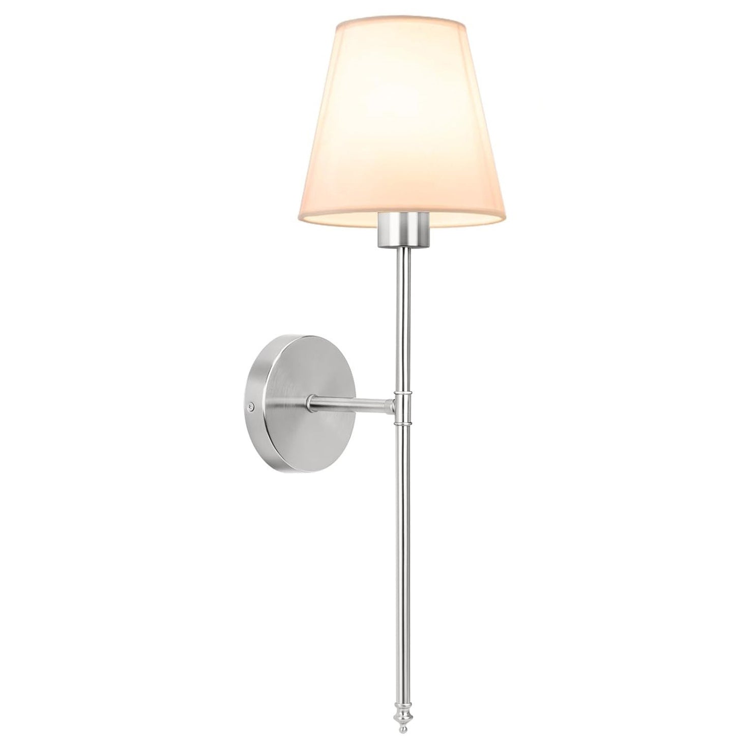 Lampe murale en cuivre avec couverture en tissu national