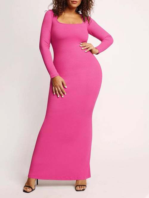 Shapewear Slim Fitting Long Dress