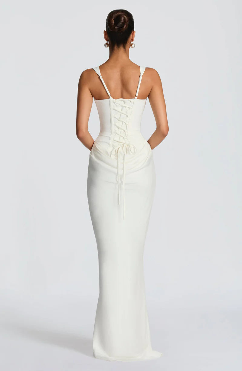 Élancé™ Sculpted Backless Maxi Dress