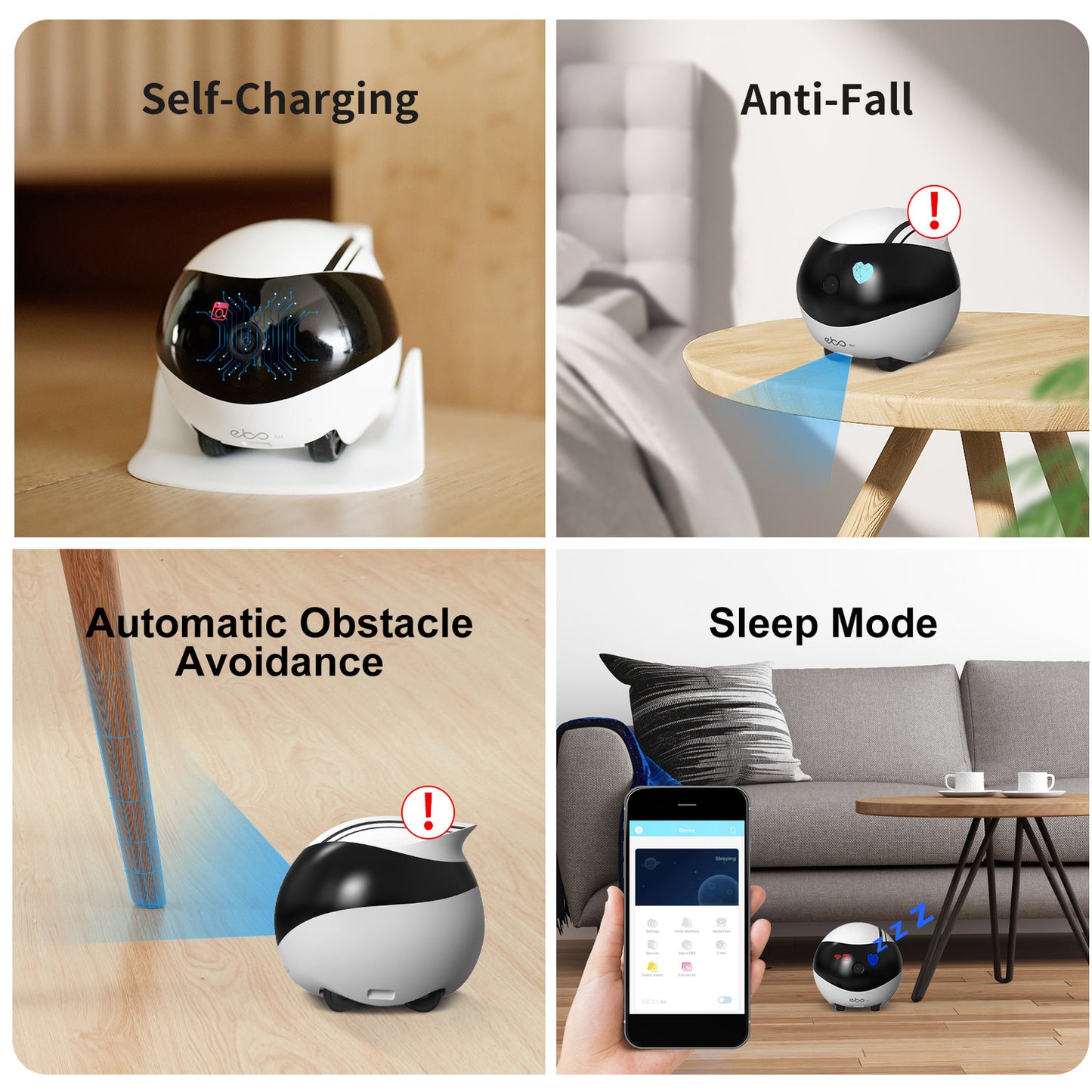 RoboBuddy™ – Caméra de Surveillance Mobile Intelligente