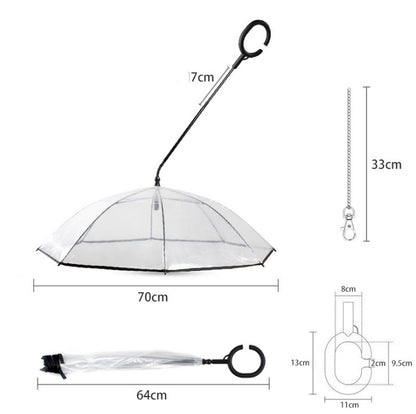 PawShield™ Parapluie transparent ajustable pour animaux