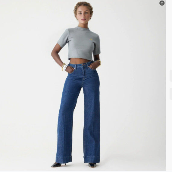 CurveEase™ Wide-Leg Denim