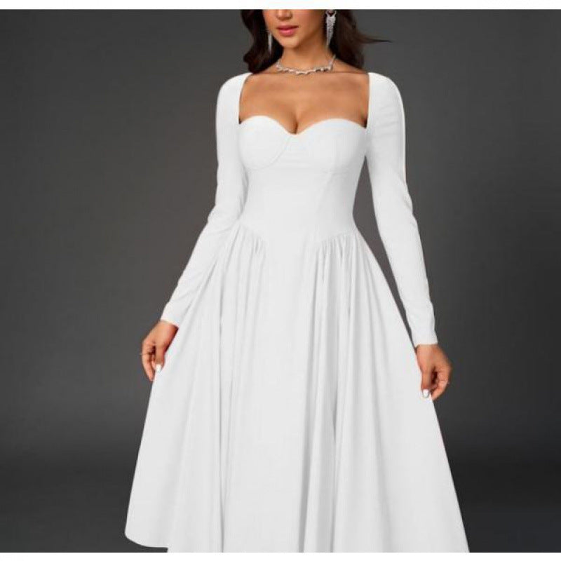 Heavenly Grace Pleated Midi Dress