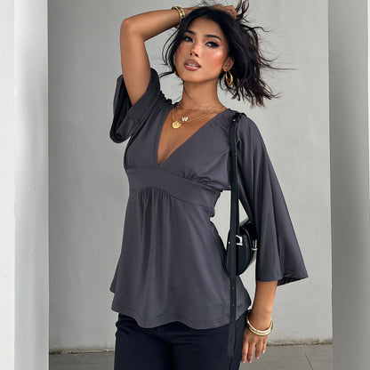 AfterHours Deep-V Flow Top