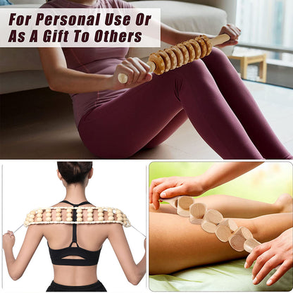 SculptWood™ Ensemble de massage lymphatique et anti-cellulite de 6 pièces