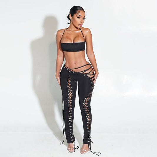 Amara™ Lace-Up Two Piece Set