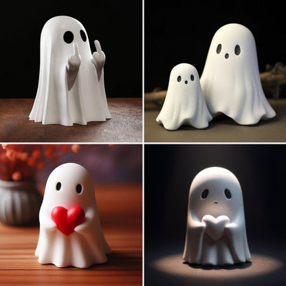 Handmade Halloween Ghost Ornament – Limited Edition