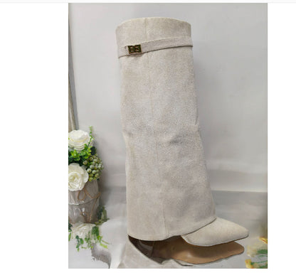 Runway Flair Wide Leg Boots