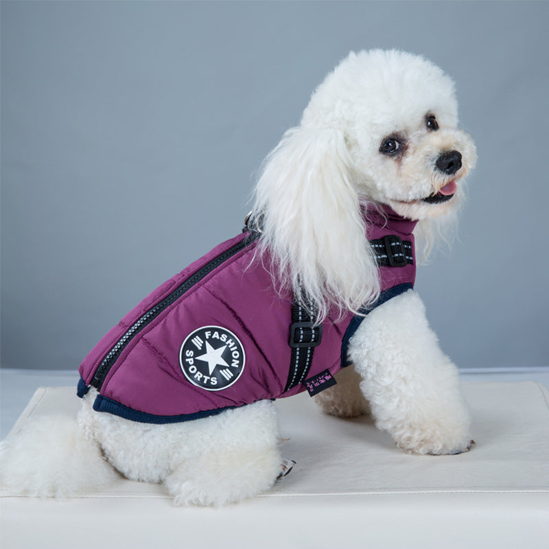 Manteau à capuche d'hiver PawFleece™