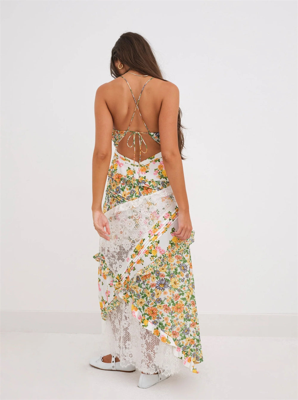 Garden Whimsy Patchwork Maxi