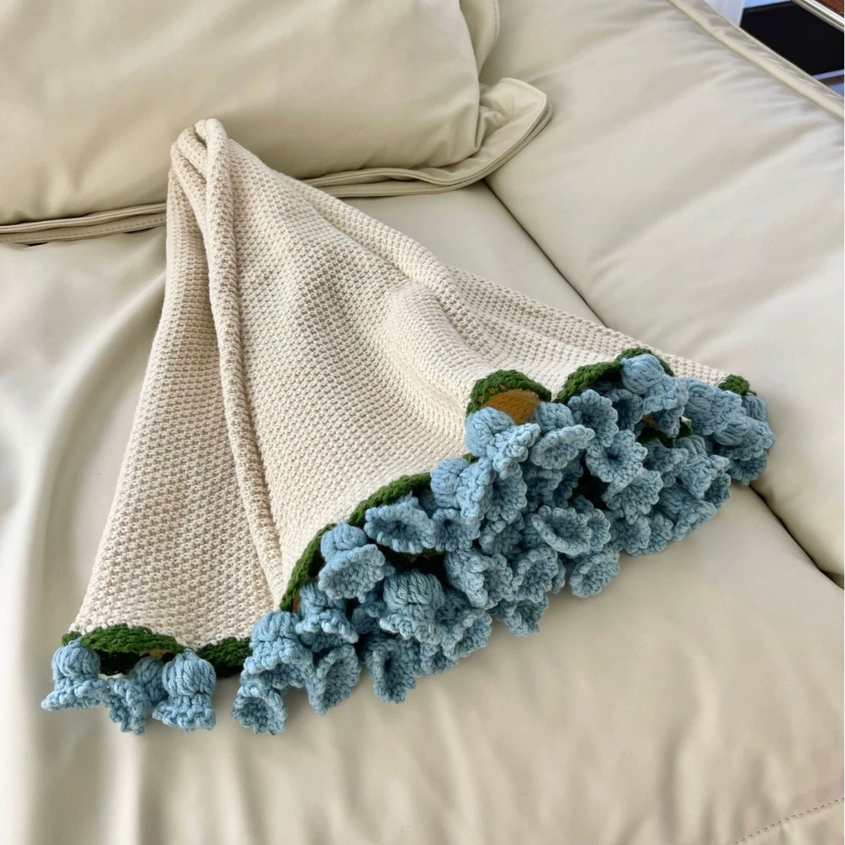 Roselynn™ Couverture en bouquet de roses fait main
