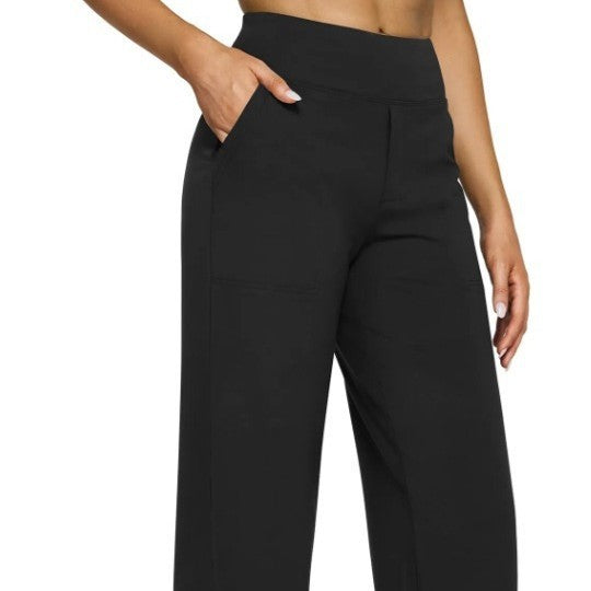 FlexWork™ High Waist Knit Trousers