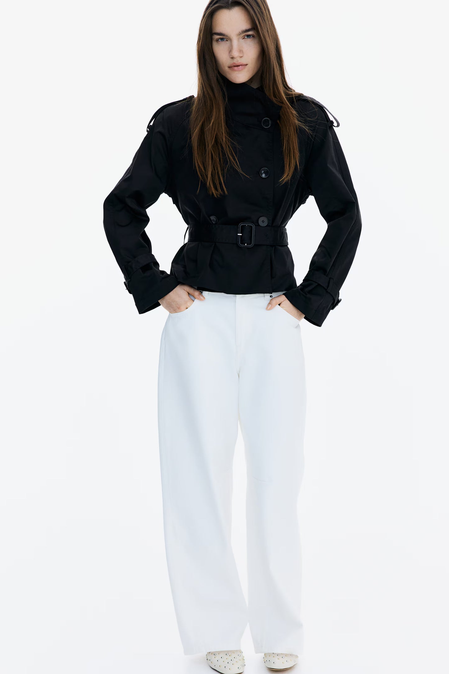 BelleTrench™ Stand Collar Coat