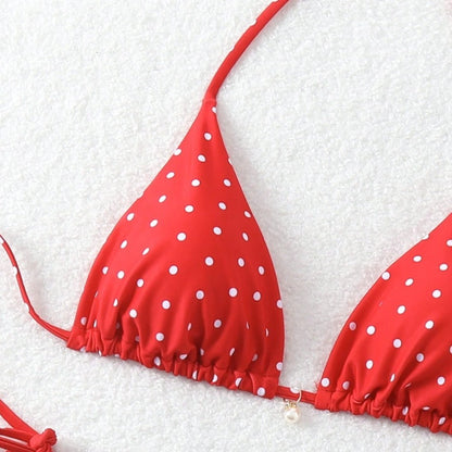 Cherry Dot™ Drawstring Bikini