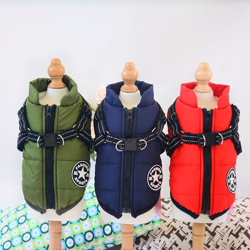 Manteau à capuche d'hiver PawFleece™