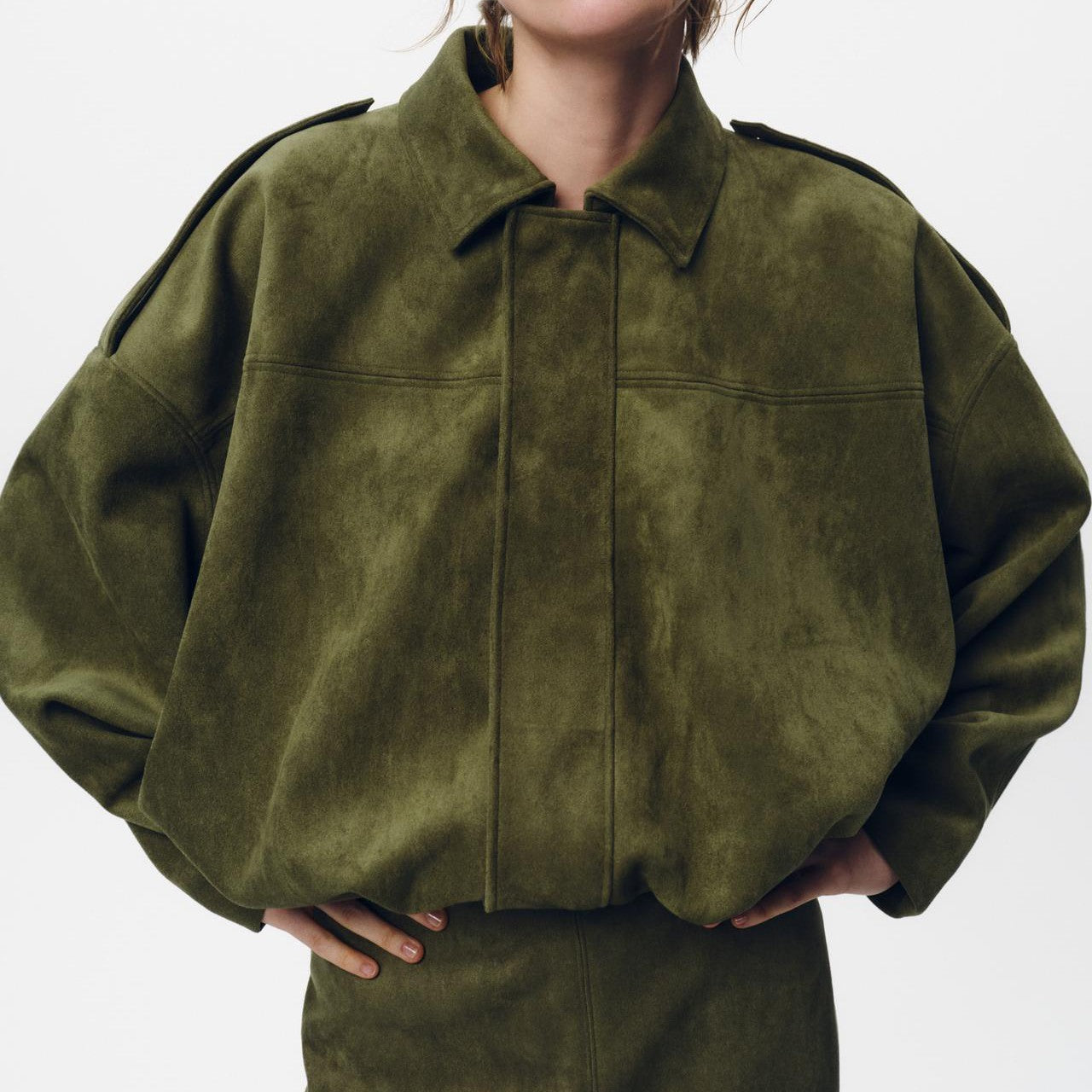 AeroSuede™ Oversized Pilot Jacket