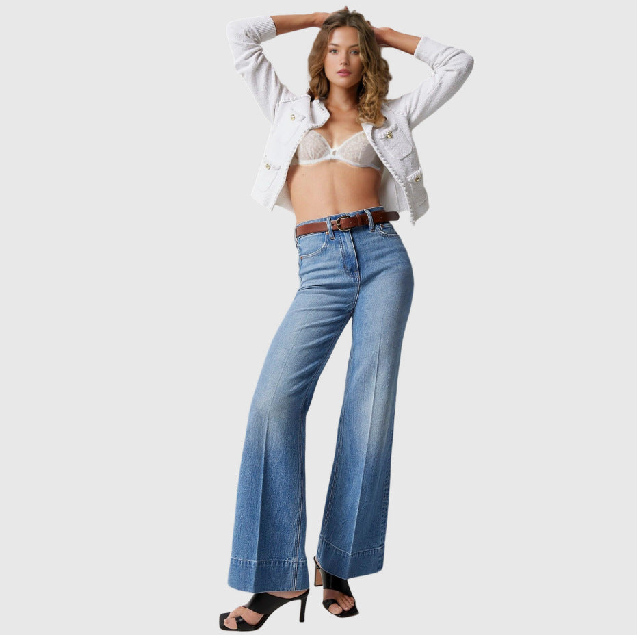 CurveEase™ Wide-Leg Denim