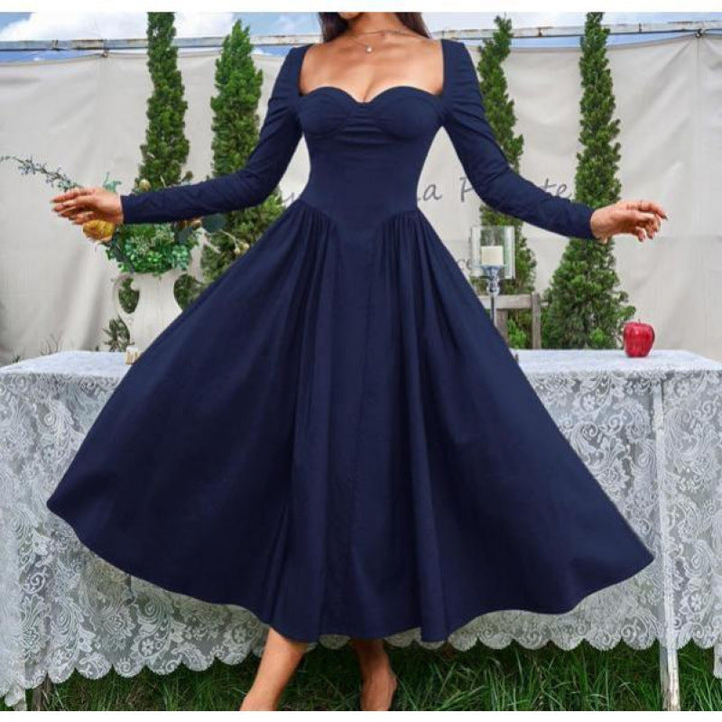 Heavenly Grace Pleated Midi Dress