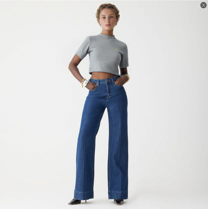 CurveEase™ Wide-Leg Denim