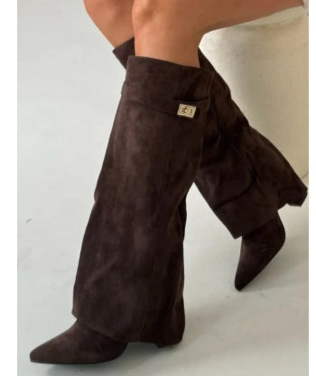 Runway Flair Wide Leg Boots