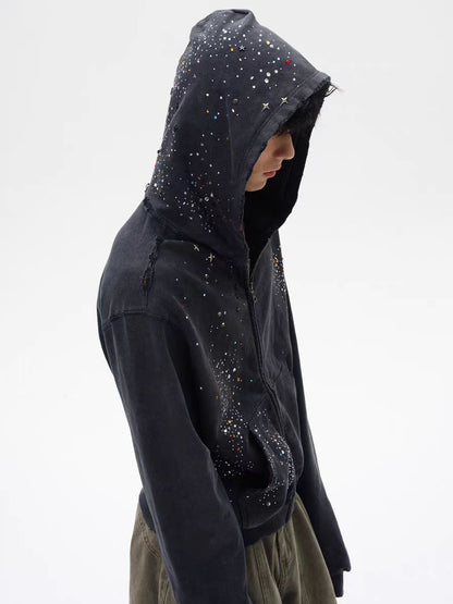 Sweat à capuche zippé Nightfall Spark
