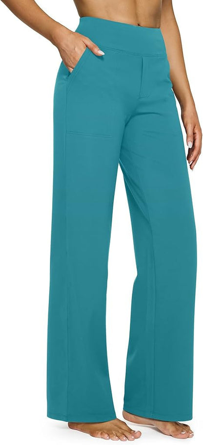 FlexWork™ High Waist Knit Trousers