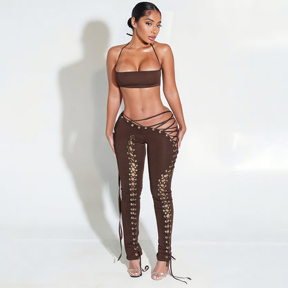 Amara™ Lace-Up Two Piece Set
