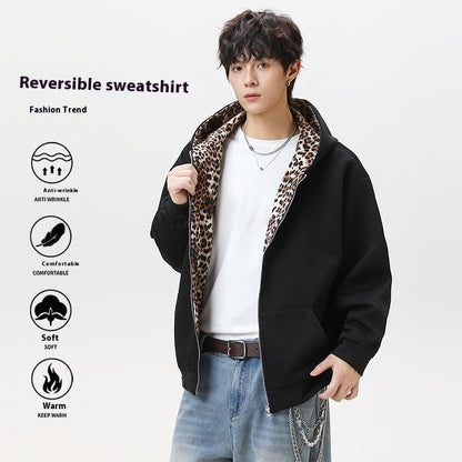WildEdge Reversible Leopard Hoodie