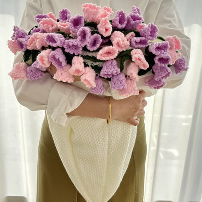 Roselynn™ Couverture en bouquet de roses fait main