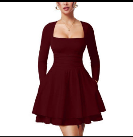 Valentina™ Square Neck Mini Dress