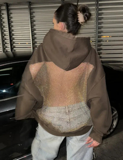 Sweat à capuche Starluxe™ Crystal Star