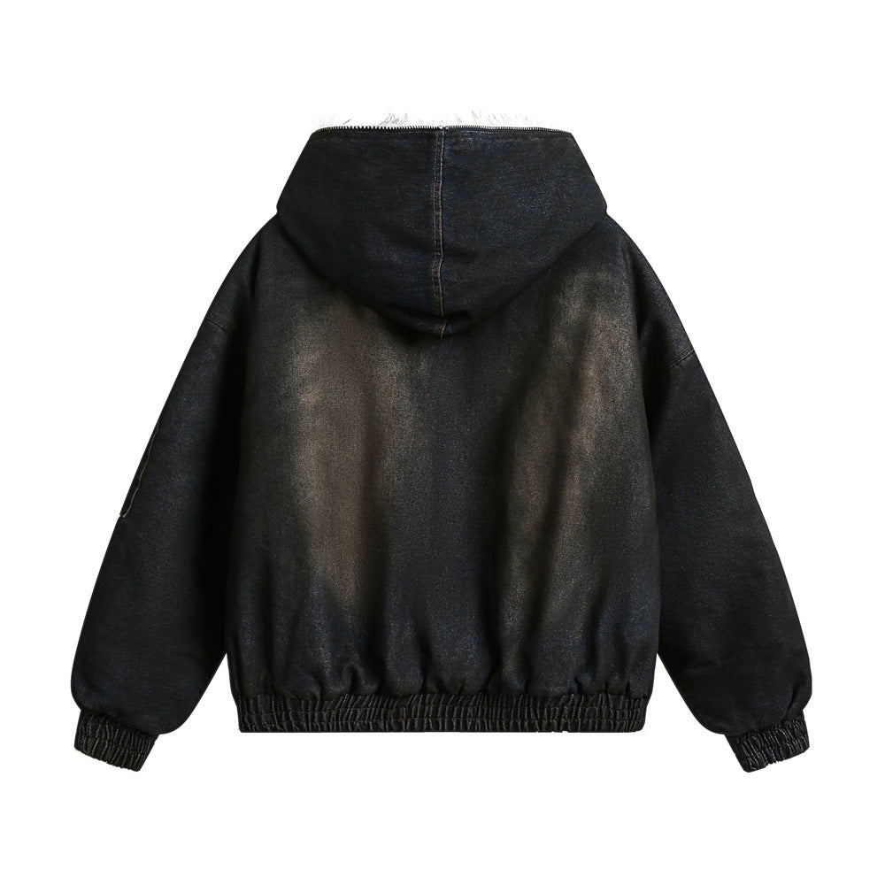 FrostRogue Distressed Denim Jacket