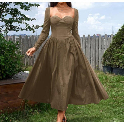 Heavenly Grace Pleated Midi Dress