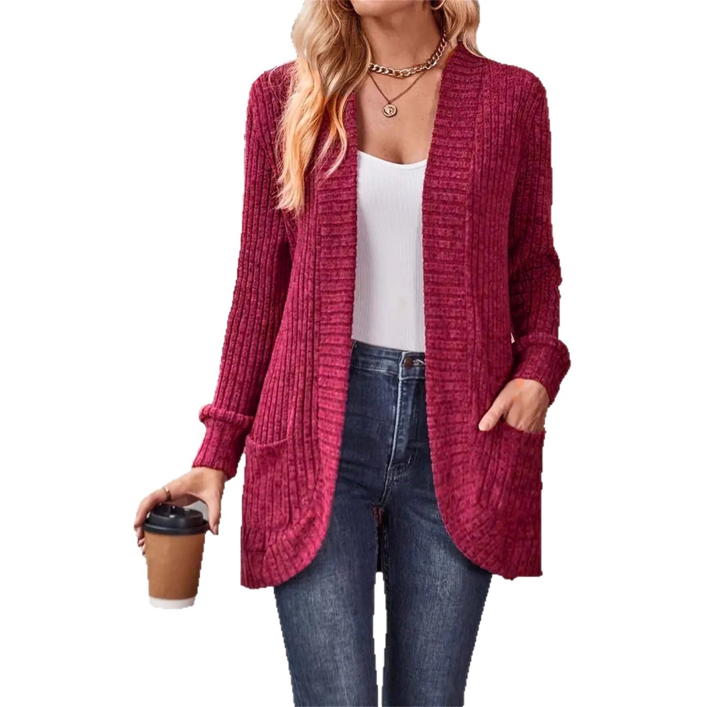 CozyLayers™ Knit Cardigan Jacket