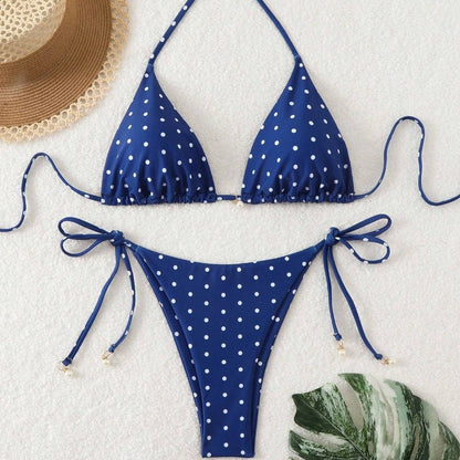 Cherry Dot™ Drawstring Bikini