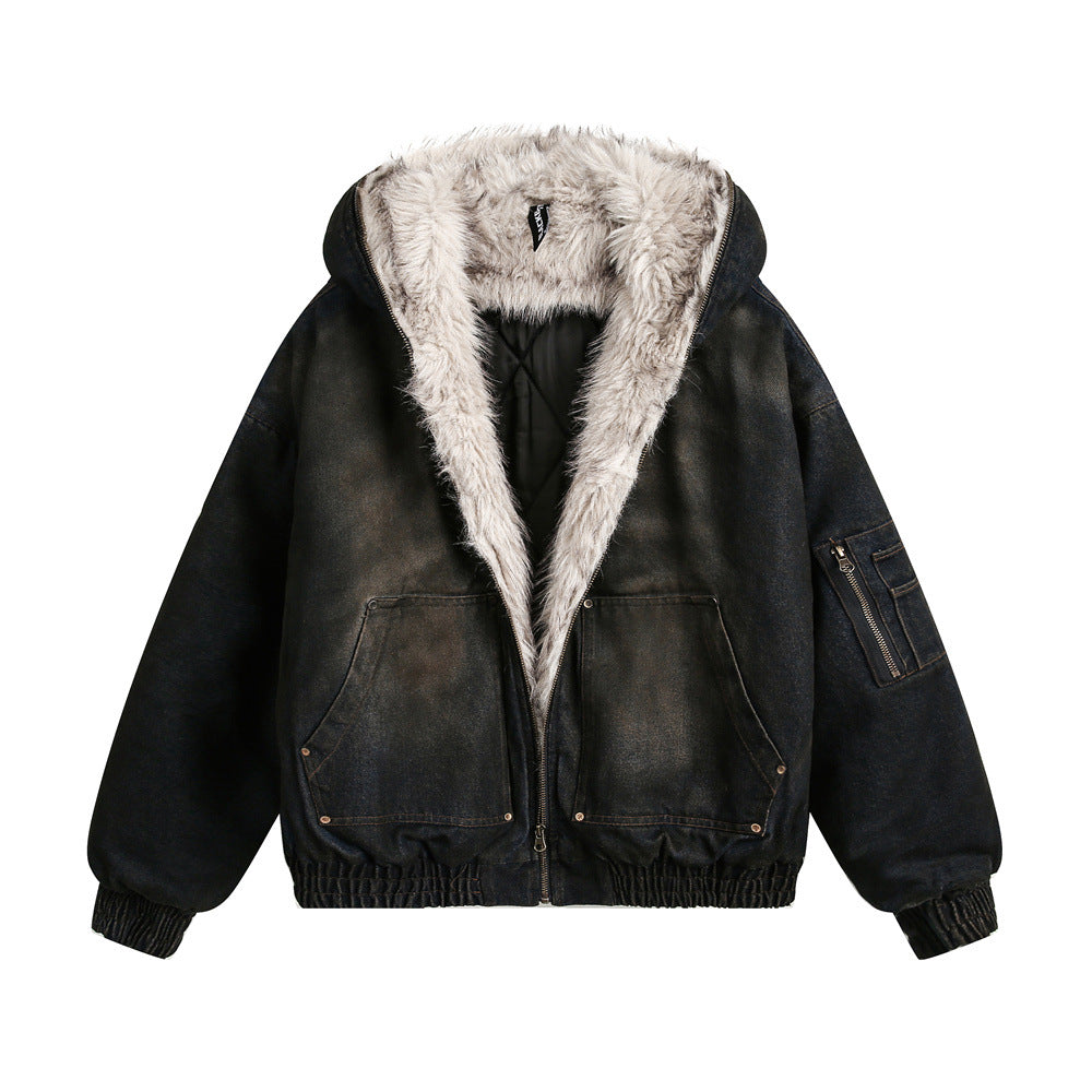 FrostRogue Distressed Denim Jacket