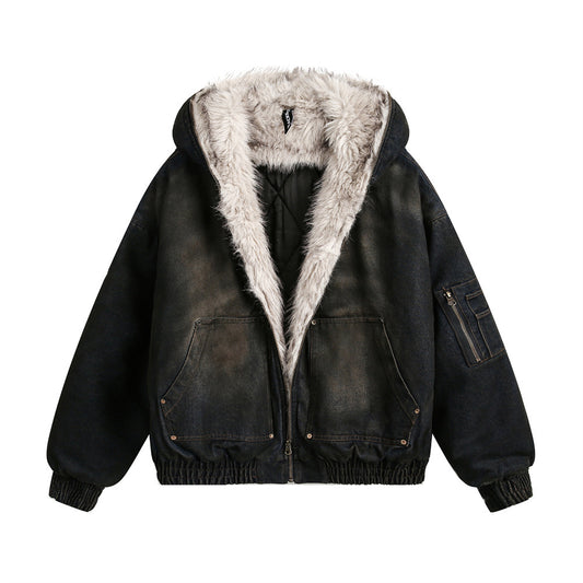 FrostRogue Distressed Denim Jacket