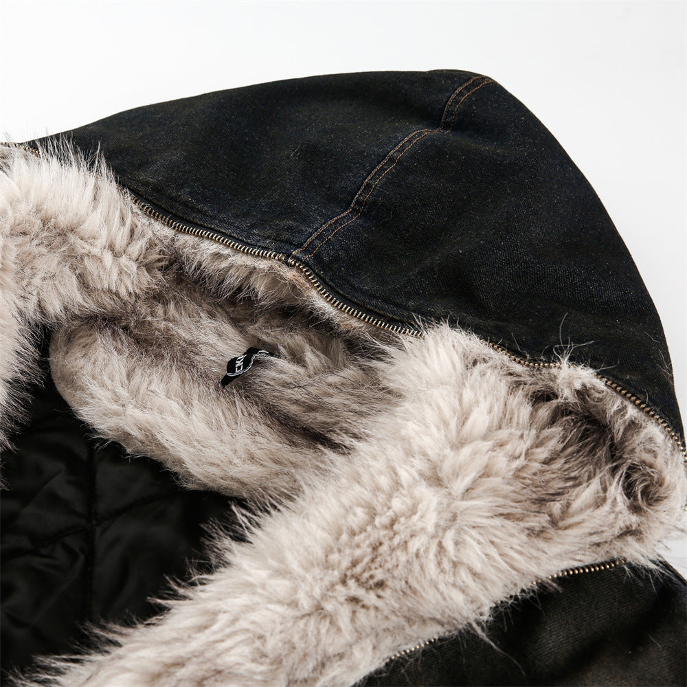 FrostRogue Distressed Denim Jacket