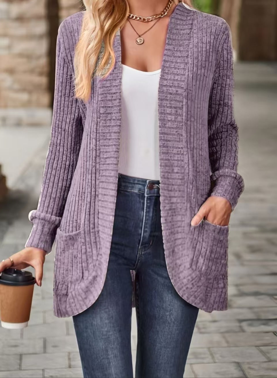 CozyLayers™ Knit Cardigan Jacket