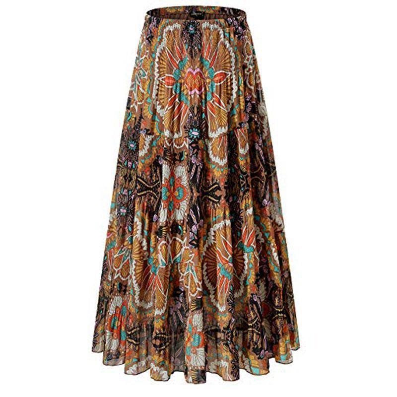 Whimsy Bloom Maxi Skirt