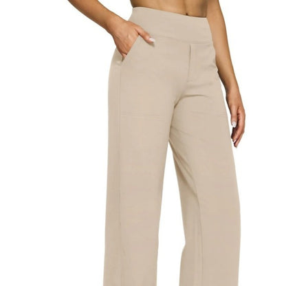 FlexWork™ High Waist Knit Trousers