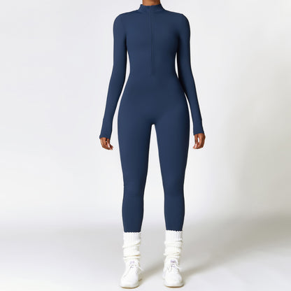 NovaSculpt™ Zip-Up Jumpsuit
