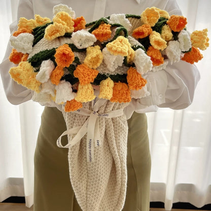 Roselynn™ Couverture en bouquet de roses fait main